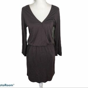 Lilla P Faux Wrap Pima Cotton Dress Sz Small Women